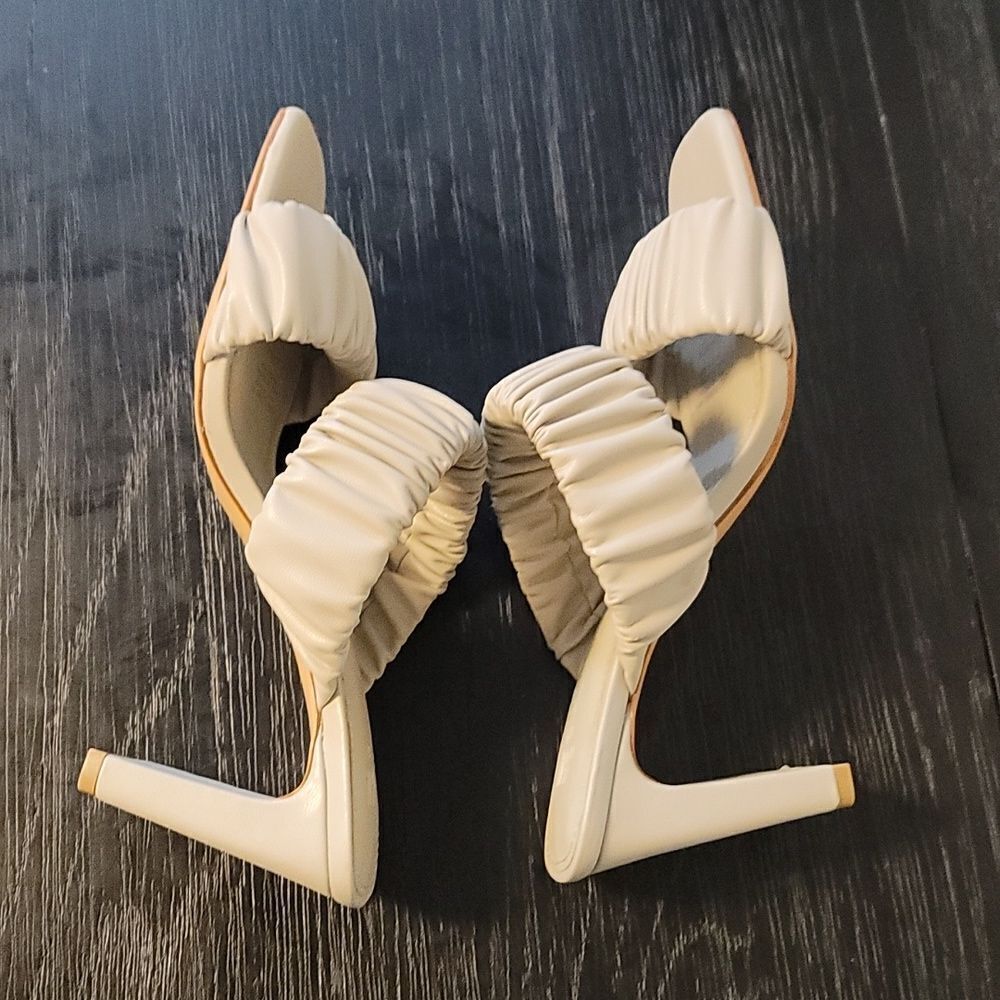 BRAND NEW H&M MULES IMITATION LEATHER OPEN TOE SANDAL - Picture 13 of 16
